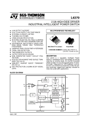Datasheet L6370 manufacturer STMicroelectronics