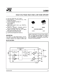 Datasheet L6385 manufacturer STMicroelectronics