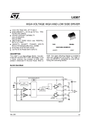 Datasheet L6387 manufacturer STMicroelectronics