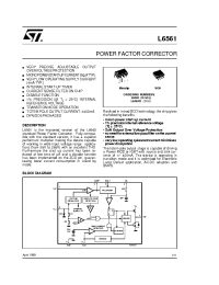 Datasheet L6561 manufacturer STMicroelectronics