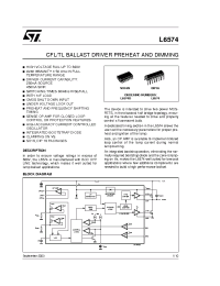 Datasheet L6574D manufacturer STMicroelectronics