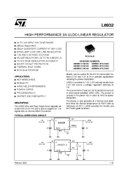 Datasheet L6932D1.8TR manufacturer STMicroelectronics