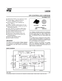 Datasheet L9230-DIE1 manufacturer STMicroelectronics