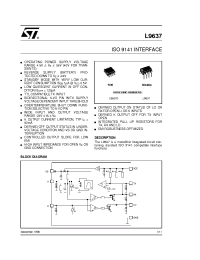 Datasheet L9637 manufacturer STMicroelectronics
