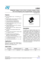 Datasheet L9942 manufacturer STMicroelectronics