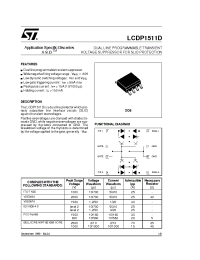 Datasheet LCDP1511D manufacturer STMicroelectronics