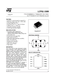 Datasheet LCP02-150M manufacturer STMicroelectronics