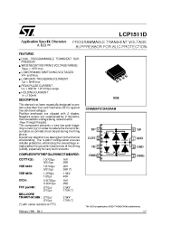 Datasheet LCP1511 manufacturer STMicroelectronics