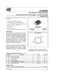 Datasheet LET9060S manufacturer STMicroelectronics