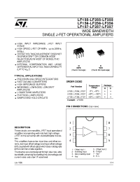 Datasheet LF156 manufacturer STMicroelectronics