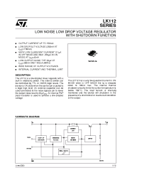 Datasheet LK112M28TR manufacturer STMicroelectronics