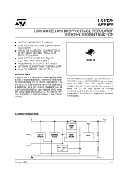 Datasheet LK112SM28TR manufacturer STMicroelectronics