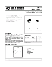 Datasheet LM111 manufacturer STMicroelectronics