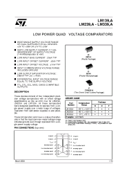 Datasheet LM139 manufacturer STMicroelectronics