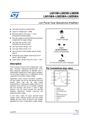 Datasheet LM158DT manufacturer STMicroelectronics