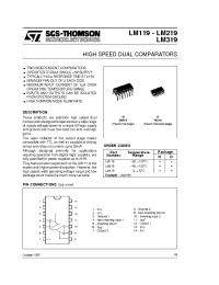 Datasheet LM219D manufacturer STMicroelectronics