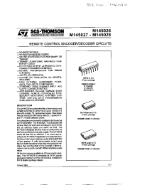 Datasheet M145026B1 manufacturer STMicroelectronics