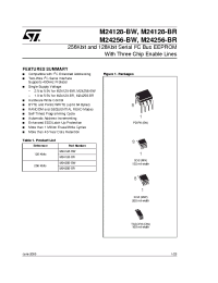 Datasheet M24128-BRBN6 manufacturer STMicroelectronics