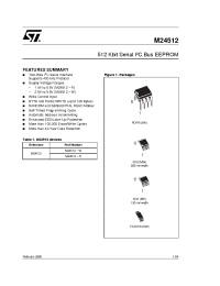Datasheet M24512 manufacturer STMicroelectronics