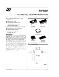 Datasheet M27C2001-10-6 manufacturer STMicroelectronics