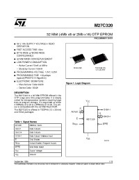 Datasheet M27C320 manufacturer STMicroelectronics