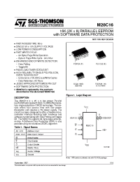 Datasheet M28C16-20-6 manufacturer STMicroelectronics