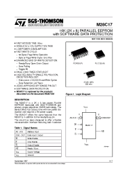 Datasheet M28C17 manufacturer STMicroelectronics
