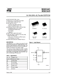Datasheet M28C64C-150K1 manufacturer STMicroelectronics