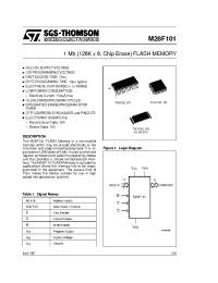 Datasheet M28F101-100K1 manufacturer STMicroelectronics