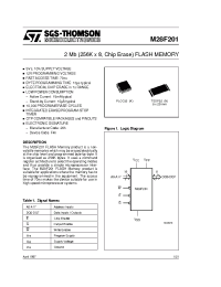 Datasheet M28F201 manufacturer STMicroelectronics