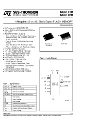 Datasheet M28F410 manufacturer STMicroelectronics