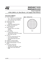 Datasheet M28R400CT100D16 manufacturer STMicroelectronics