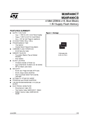 Datasheet M28R400CT120ZB6T manufacturer STMicroelectronics