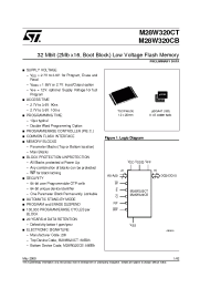 Datasheet M28W320CB90GB6T manufacturer STMicroelectronics