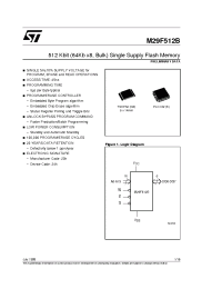 Datasheet M29F512B-45-1 manufacturer STMicroelectronics