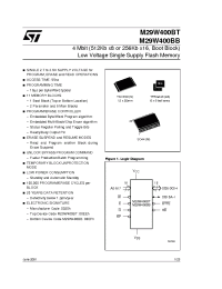 Datasheet M29W400BB120M6 manufacturer STMicroelectronics
