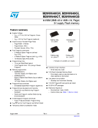 Datasheet M29W640GH manufacturer STMicroelectronics