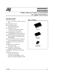 Datasheet M29W800D manufacturer STMicroelectronics