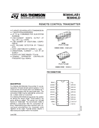 Datasheet M3004LAB1 manufacturer STMicroelectronics