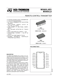 Datasheet M3005LD manufacturer STMicroelectronics