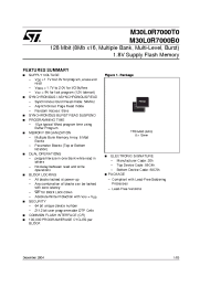 Datasheet M30L0R7000B0ZAQ manufacturer STMicroelectronics
