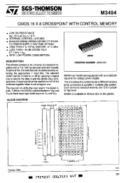 Datasheet M3494B1 manufacturer STMicroelectronics