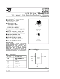 Datasheet M34D32MNT1 manufacturer STMicroelectronics