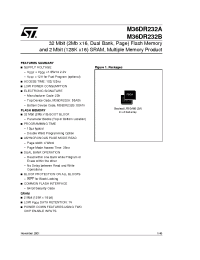 Datasheet M36DR232B manufacturer STMicroelectronics