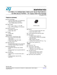 Datasheet M36P0R9070E0ZACF manufacturer STMicroelectronics
