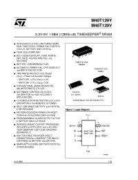 Datasheet M48T129Y-70PM1 manufacturer STMicroelectronics