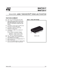 Datasheet M48T251V-70PM1 manufacturer STMicroelectronics