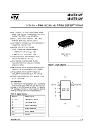 Datasheet M48T512Y-70PM1 manufacturer STMicroelectronics