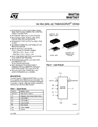 Datasheet M48T58-70PC1 manufacturer STMicroelectronics