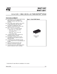 Datasheet M48TY-85PM1 manufacturer STMicroelectronics